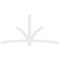 Ekena Millwork Davenport Architectural Grade PVC Gable Bracket, 96"W x 48"H x 2"D x 4"F, 12/12 Pitch GBP096X48X0204DAV00 - alternate 2